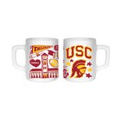 USC Trojans Julia Gash White Mini Mug Ornament
